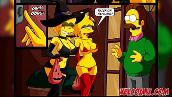 Preview 3 of Miho Kaneko - Halloween night with sex - The Simptoons