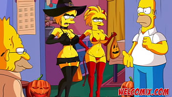 Preview 4 of Miho Kaneko - Halloween night with sex - The Simptoons
