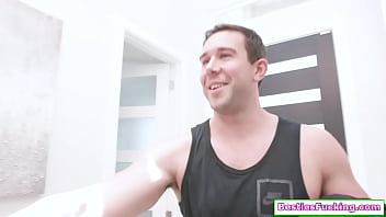 Preview 1 of Hq Porn Like Pets - Three teen bffs hired 1 guy to fuck them