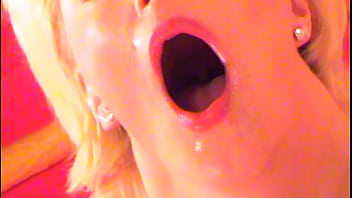 Preview 4 of Electro Estim Fun - Cock and cum in mouth makes her so horny