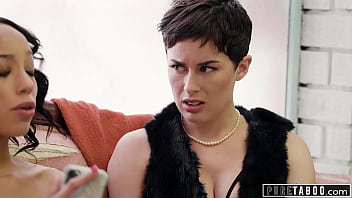 Preview 2 of Sex On Short Jeans - PURE TABOO Scheming Lesbian Convinces Straight Friend Alexis Tae To Fuck