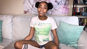 Preview 2 of Xoxx Com Ww - Sweet,  Petite Gal is doing a Self-Bondage and Masturbating