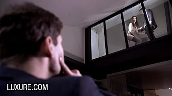 Preview 4 of Eating Glasses - Husband likes to see her wife having sex with another man