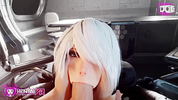 Preview 3 of 13 Yesr Girl - 2B&rsquo_S Blowjob Training VR