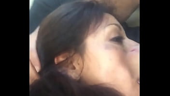 Preview 2 of Yasmin Scott Massage - Latina stepmom suckin stud off in car