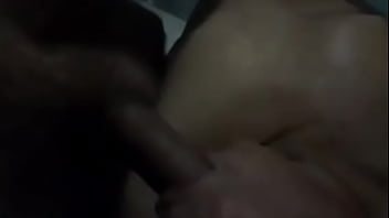 Preview 1 of Ebony Girl Dildo Bike Get Anal - Amigo casado me mamando