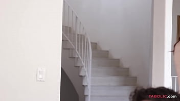 Preview 1 of Donna P - Sexy redhead stepdaughter Scarlet Skies rides