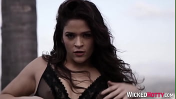 Preview 1 of Shopflipter Teen Me - Hot latina gets gangbanged