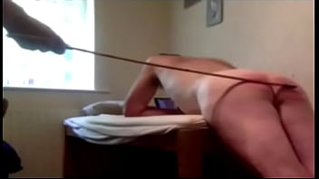 Preview 4 of Jav Porno Stepfather - Receiving 18 strokes of the cane in my pyjamas