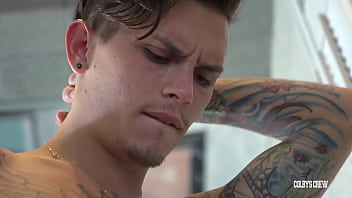 Preview 3 of Mom Blackmill Son Phone - Bearded Gay Colby Jansen Sucks Seth Knights Small Cock