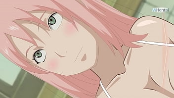Preview 2 of Boy Biting Girls Boobs - Sakura Bath Time
