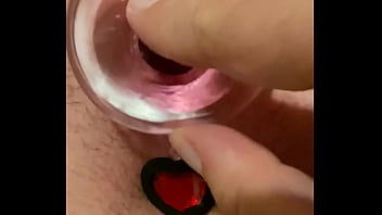 Preview 2 of Asyali Citir - Orgasm after Creampie with Heart Shaped Butt Plug