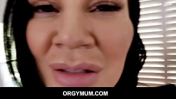 Preview 3 of Angela Wehler Fisting - Big tits brunette step mother Jasmine Jae plays &#039_s dick in their solo time instead of her big dildo