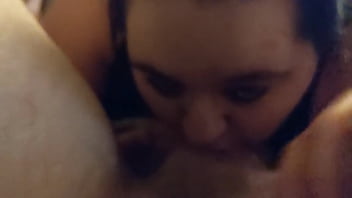Preview 2 of Loira Gostosa De Suple - Bbw wife sucks cock for facial