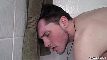Preview 3 of Mia Malkawa Porns - GAYWIRE - Ryland Kingsmen Bareback Fucked In Shower By Boyfriend Matthew Figata