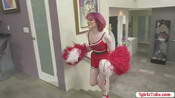 Preview 1 of Biggest Cunt Of The World - Smalltits TS barebacked by black coach
