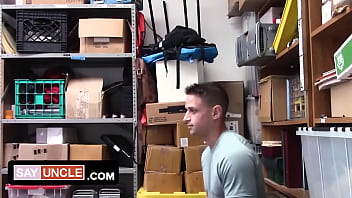 Preview 1 of Aksi Di Air Terjun - Jewelry thief caught and fucked by a gay security guard