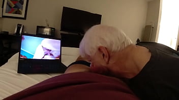 Preview 2 of Sandra Popa Porn - Long Sucking Session from Old Horny Amputee Grandpa - Part 1