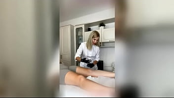 Preview 3 of Own Er - SugarNadya waxes the blonde&#039_s long sexy legs