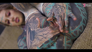 Preview 1 of Joal One - Tattooed teen ASS to MOUTH overload with METAL toy - PROLAPSE,  gape,  ANAL,  ATM - split tounge,  goth,  punk,  alt porn - ZF015