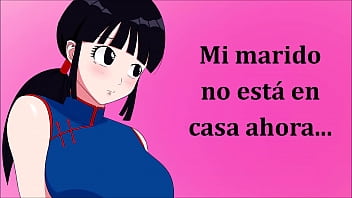 Preview 1 of Under School Desk - JOI hentai con Chichi (Milk). Ella quiere mucho semen (2 veces).