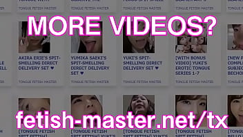 Preview 3 of Remy Lacroix Strap On Him - Japanese Asian Tongue Spit Face Nose Licking Sucking Kissing Handjob Fetish - More at fetish-master.net