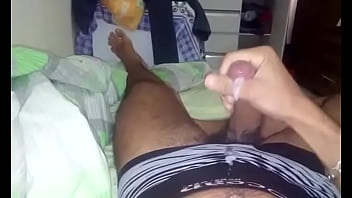 Preview 4 of Wetbb Net Sex - Peludo gozando na punheta