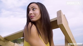 Preview 1 of Damsels In Peril 2016 - MAMACITAZ - (Frida Sante,  Cassie Del Isla,  Miguel Zayas) - Naughty Babe Surprises Her Boyfriend With Her BFF At The Beach Full Scene
