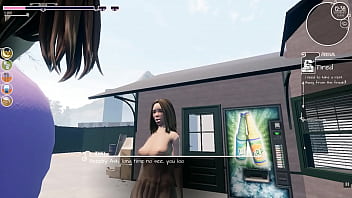 Preview 1 of Japan Chaet - My Lust Wish [SFM Hentai game] Ep.2 Student university girl naked shower