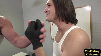 Preview 2 of Kirti Xxx Photo Hd - Athletic lad fisting muscled gray DILFs ass after rimjob