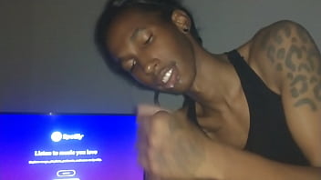 Preview 4 of Private Hamd Jog - The best part of having a lovely girlfriend named La Nefertiti Perkins who loves sucking some big black dick when I get home