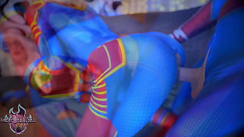 Preview 4 of Atriz Da Globo Transando Vazou - Spidey Shoots All His Web On Huge Tits