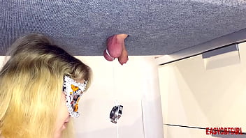 Preview 3 of Japnessex Hd - I persuaded my step sister to play with my eggs on the milking table,  and she tied weights to them AnnyCandy Painboy