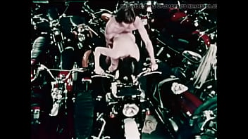 Preview 2 of Bangnros Big Ass - Nice beauty girl fuck up on a motorcycle and blows a cock till cumshot on face
