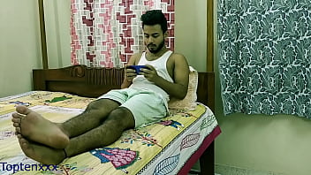 Preview 1 of Up Bihar School Girl Sex Clip - Bengali Milf Aunty vs boy!! Give house Rent or fuck me now!!! with bangla audio
