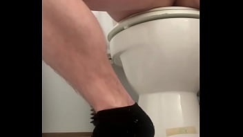 Preview 4 of Xxx Cepk - Stocky dude uses pocket pussy in the bathroom