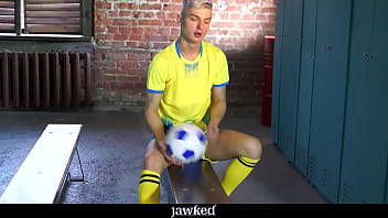 Preview 1 of Japan Horror Porn - Jawked -  Jock Dmitry Osten Fucks Blonde Twink Alex Blade