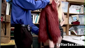 Preview 1 of Www Jpsex Com - Rich Looking Blonde Teen Punished By Creep Cop