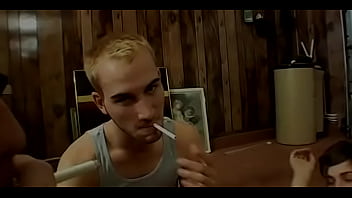 Preview 1 of Taezan X - Smoking dude tugs his dong