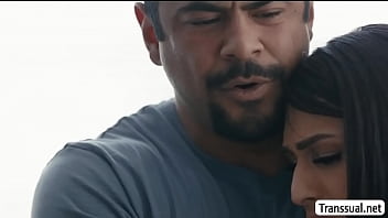 Preview 2 of Indian Short Movie Hindi - TBabe kneels and start sucking Stepdads dick