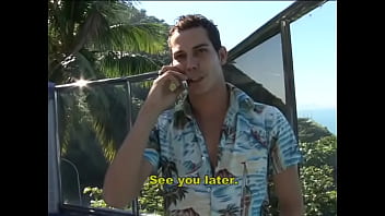 Preview 1 of 10yeyar Garl - Dude gave his mate phone number of his wife&#039_s best friend Penelope Jolie,  she was able to surpise him drilling his arse with her hard pole