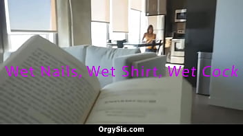 Preview 2 of First Time To Have Sex For Money - I Fucked My Hot Step Sister While She Was Studying