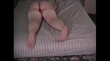 Preview 3 of Legal Open - Getting off with toy in white thigh highs
