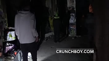 Preview 2 of Ke Color - Amazing porn fuck bareback in the night in HALLOWEEN during the night ceremony Crunchboy