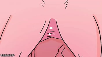 Preview 3 of Electroni Sex - Bakugo fucks Uraraka Ochaco while he grabs her tits and then cums inside her