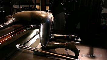 Preview 1 of Iram Ali - Boundlads - Pink Latex Pup (Part 1)