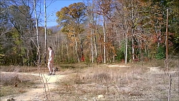 Preview 2 of Dide And Sun - Insanely Risky Jerkoff In Wide Open Park Area November 2014