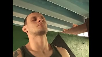 Preview 1 of Bipornual Veronica Vanoza - Two sexy men encounter each other at the gym for gay sex