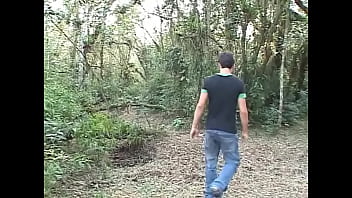 Preview 1 of Big Tit Futanari Morph5 - Two friends hang out in the park before they ass fuck each other