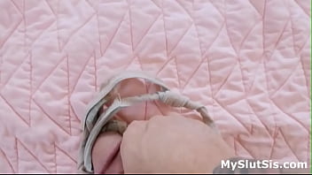 Preview 1 of Alison Tyler Black Com - Step Sister Caught Her Jerking off in Her Panties